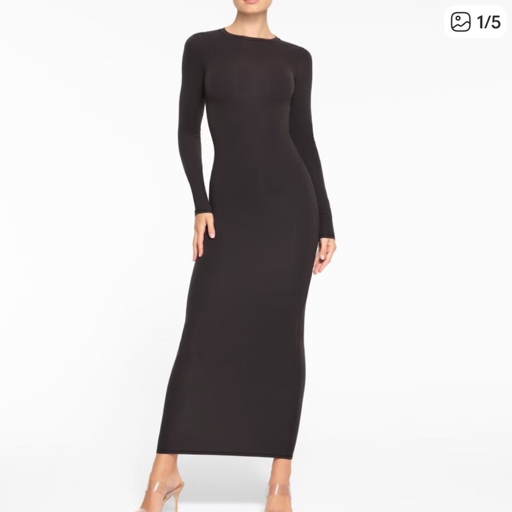 SKIMS Black Maxi Dress — Fits Everybody Collection - NWT